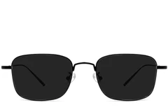 BS1913-0640_Black_Rectangular_Titanium_sunglasses_front