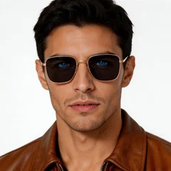 bs1913-0644_pink_rectangular_titanium_sunglasses_model