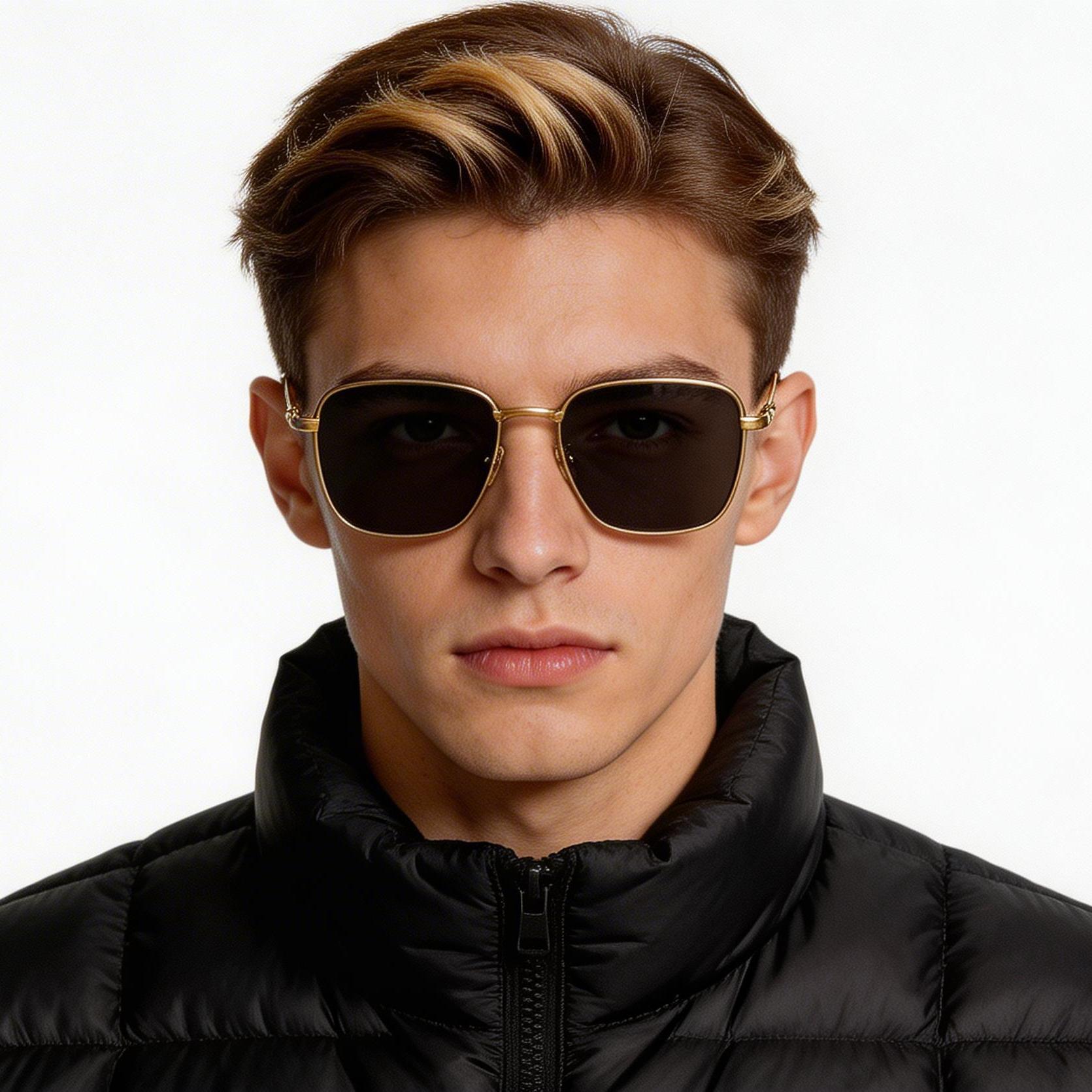 bs1913-0646_golden_rectangular_titanium_sunglasses_model