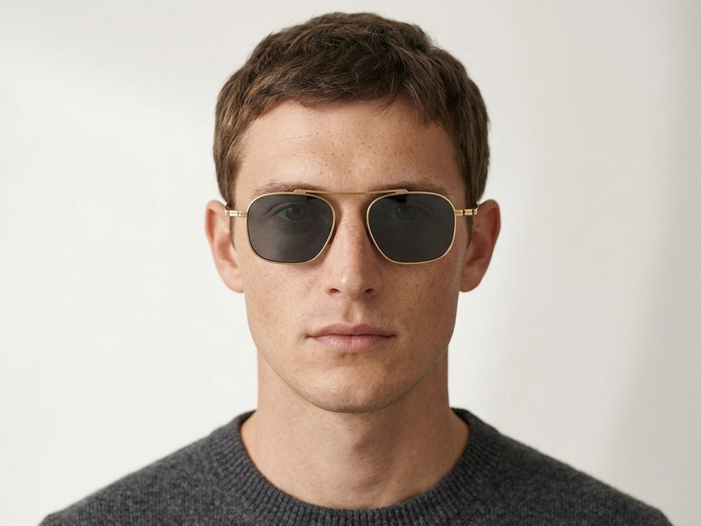 BS1913-0650_Golden_Aviator_Titanium_sunglasses-tryon_male