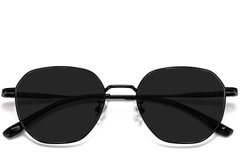 BS1913-0653_Black_Geometric_Titanium_sunglasses_front