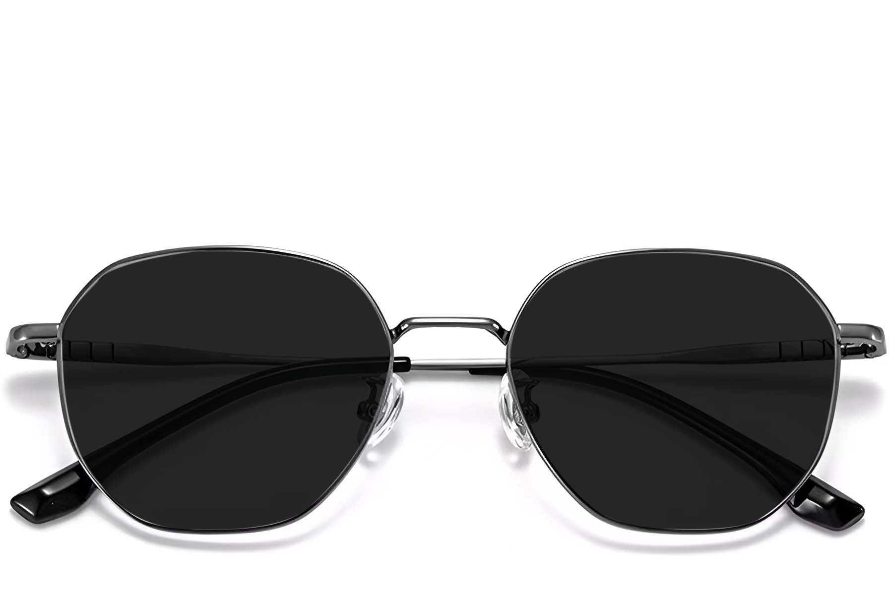 BS1913-0657_Grey_Geometric_Titanium_sunglasses_front