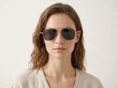BS1913-0659_Golden_Aviator_Titanium_sunglasses-tryon_female