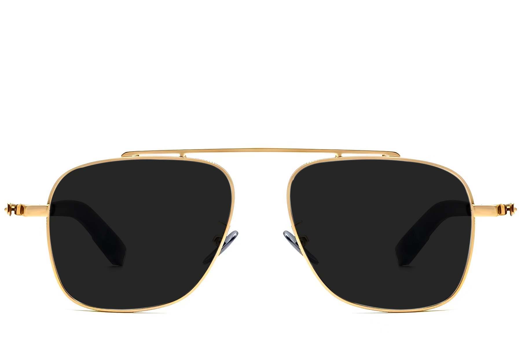 BS1913-0659_Golden_Aviator_Titanium_sunglasses_front