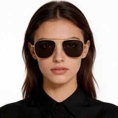 bs1913-0659_golden_aviator_titanium_sunglasses_model