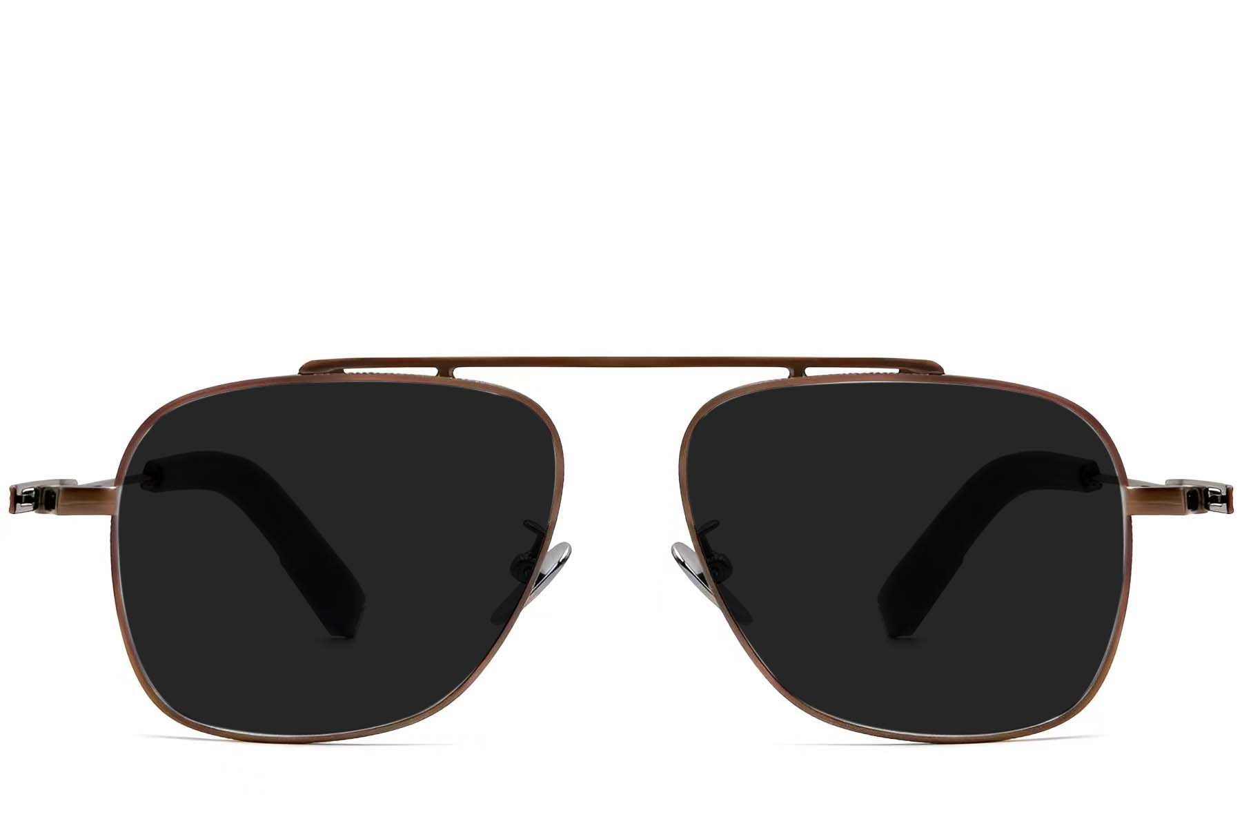BS1913-0660_Copper_Aviator_Titanium_sunglasses_front