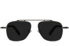 BS1913-0661_Grey_Aviator_Titanium_sunglasses_front