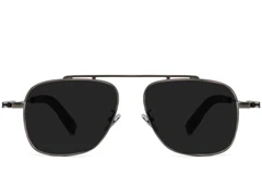 BS1913-0661_Grey_Aviator_Titanium_sunglasses_front