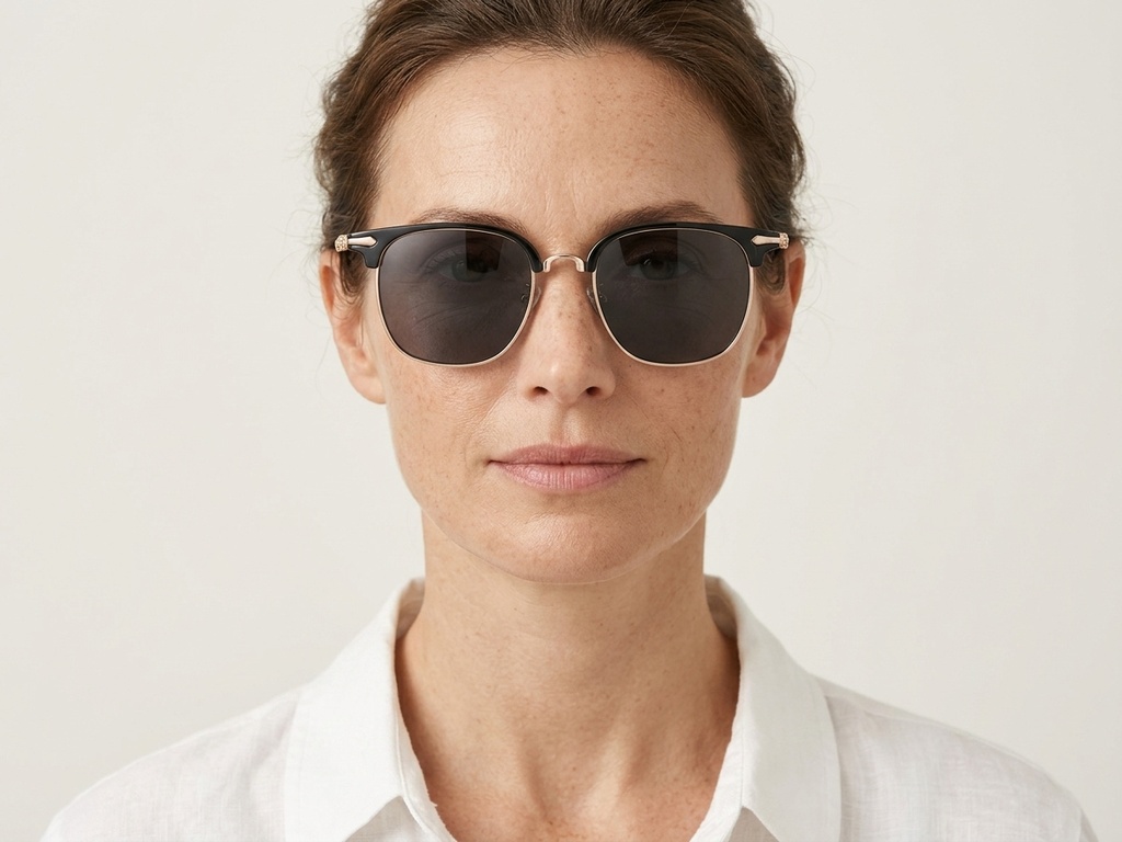 BS1913-0663_Golden_Semi-rimless_TR90_sunglasses_corner-tryon_female