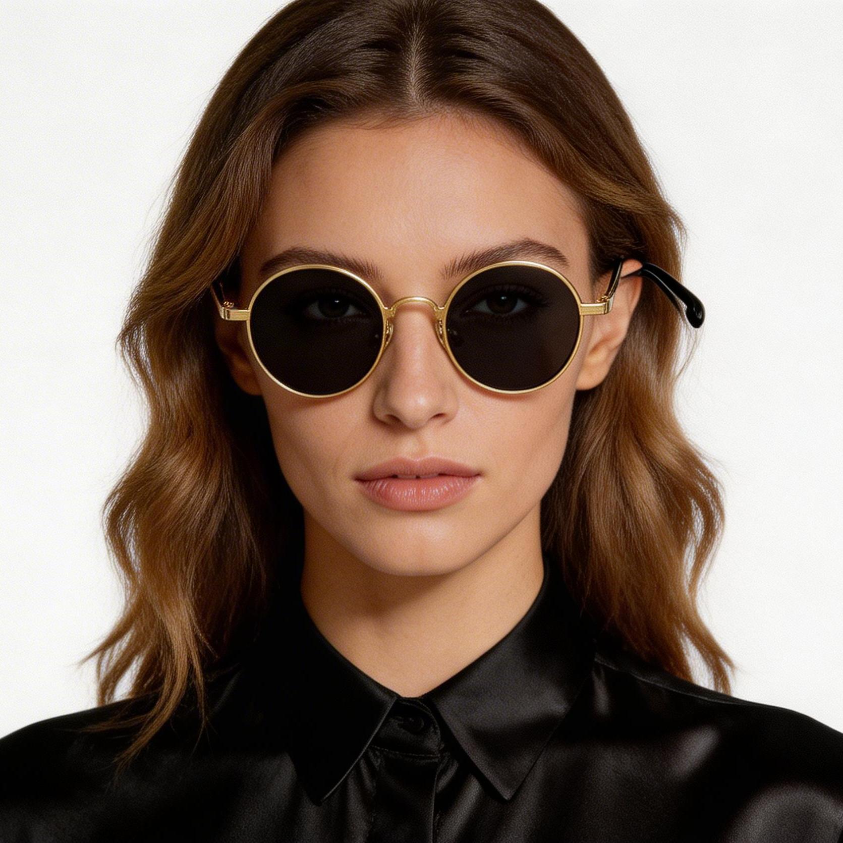 bs1913-0666_golden_round_titanium_sunglasses_model