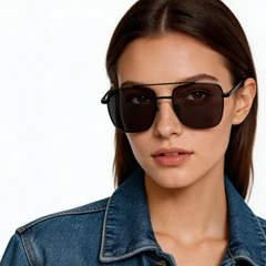 bs1913-0673_black_aviator_titanium_sunglasses_model