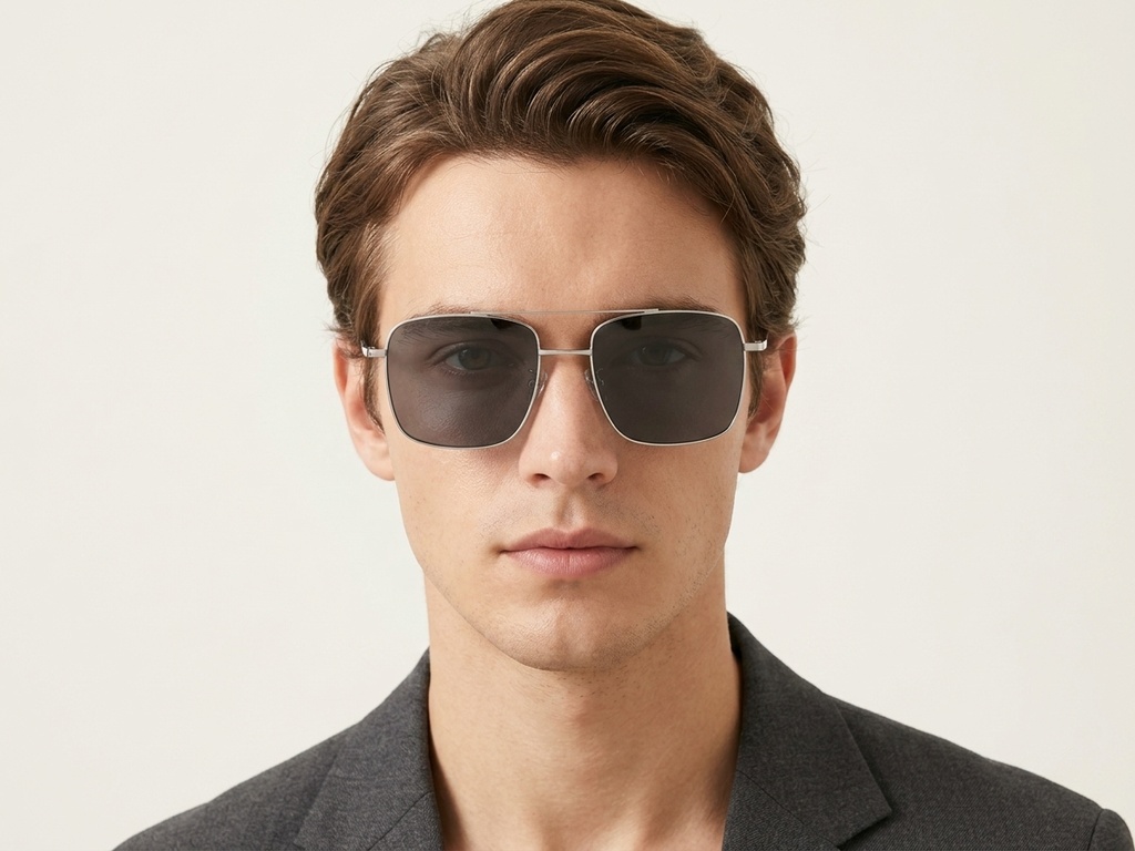 BS1913-0674_Silver_Aviator_Titanium_sunglasses-tryon_male