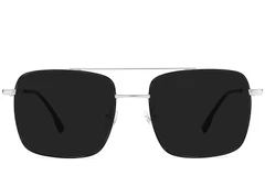 BS1913-0675_Black_Aviator_Titanium_sunglasses_front