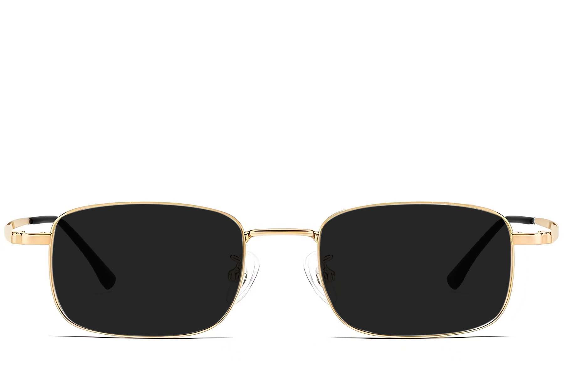BS1913-0678_Golden_Rectangular_Titanium_sunglasses_front