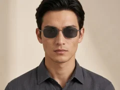 BS1913-0681_Grey_Rectangular_Titanium_sunglasses-tryon_male