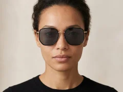 BS1913-0684_Black_Geometric_Metal_sunglasses-tryon_female