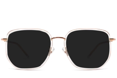 BS1913-0687_Pink_Geometric_Metal_sunglasses_front