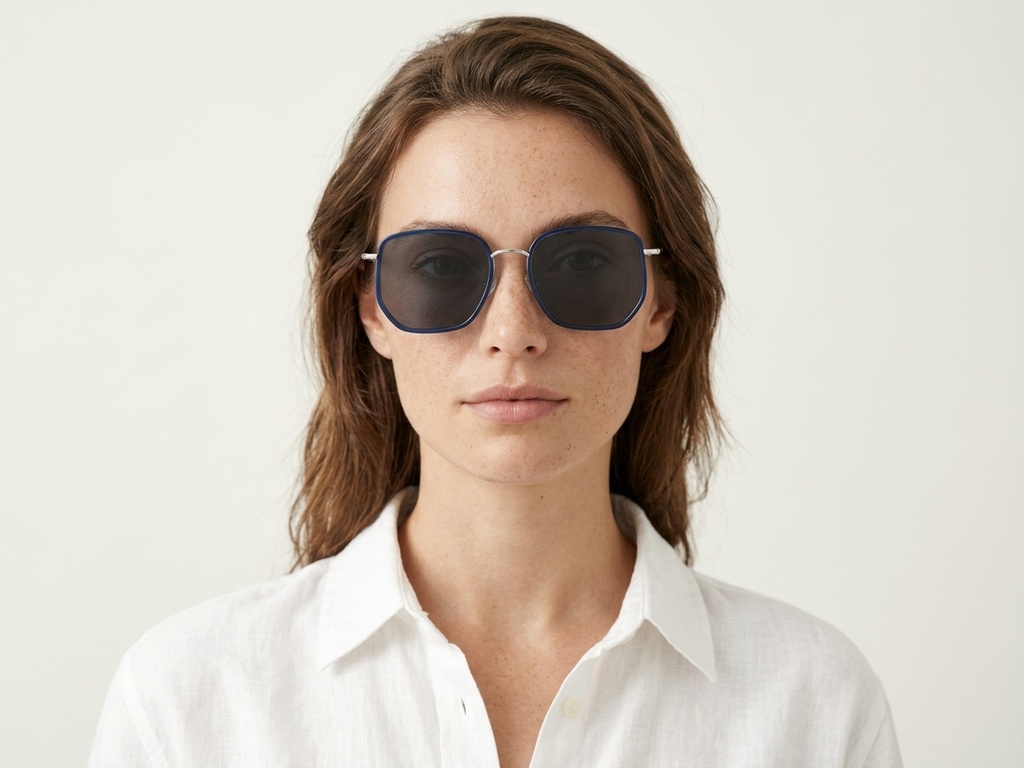 BS1913-0688_Blue_Geometric_Metal_sunglasses-tryon_female