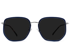 BS1913-0688_Blue_Geometric_Metal_sunglasses_front