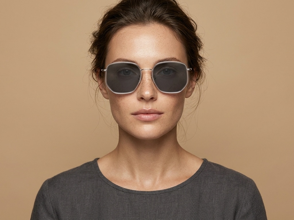 BS1913-0689_Grey_Geometric_Metal_sunglasses-tryon_female