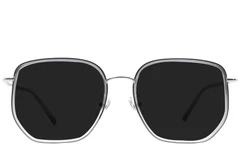 BS1913-0689_Grey_Geometric_Metal_sunglasses_front