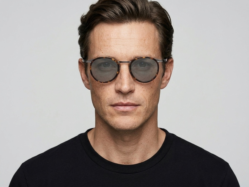 BS1913-0697_Tortoiseshell_Oval_Titanium_sunglasses-tryon_male