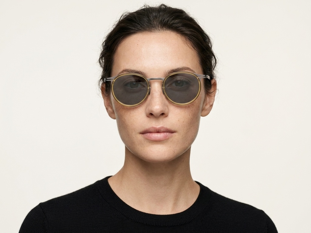 BS1913-0698_Green_Oval_Titanium_sunglasses-tryon_female