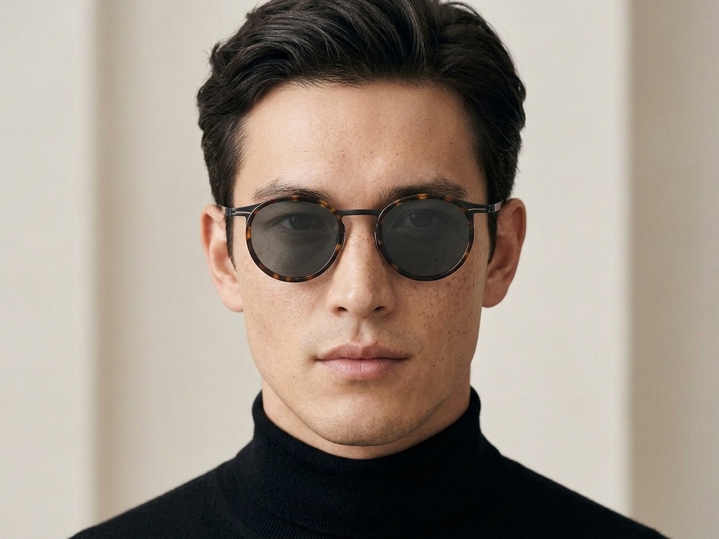 BS1913-0699_Tortoiseshell_Oval_Titanium_sunglasses-tryon_male