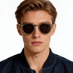 bs1913-0700_brown_oval_titanium_sunglasses_model
