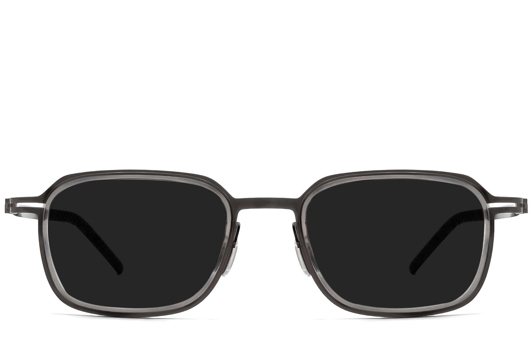 BS1913-0703_Grey_Rectangular_Titanium_sunglasses_front