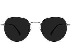 BS1913-0709_Black_Oval_Titanium_sunglasses_front