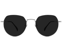 BS1913-0709_Black_Oval_Titanium_sunglasses_front