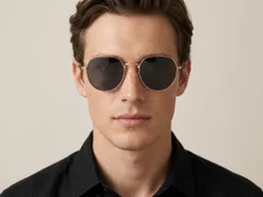 BS1913-0710_Pink_Oval_Titanium_sunglasses-tryon_male