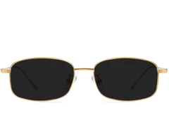 BS1913-0713_Golden_Rectangular_Titanium_sunglasses_front