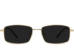 BS1913-0716_Golden_Rectangular_Titanium_sunglasses_front