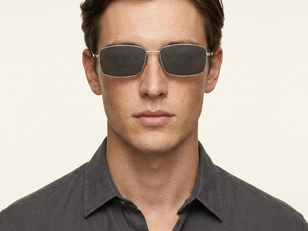 BS1913-0718_Silver_Rectangular_Titanium_sunglasses-tryon_male