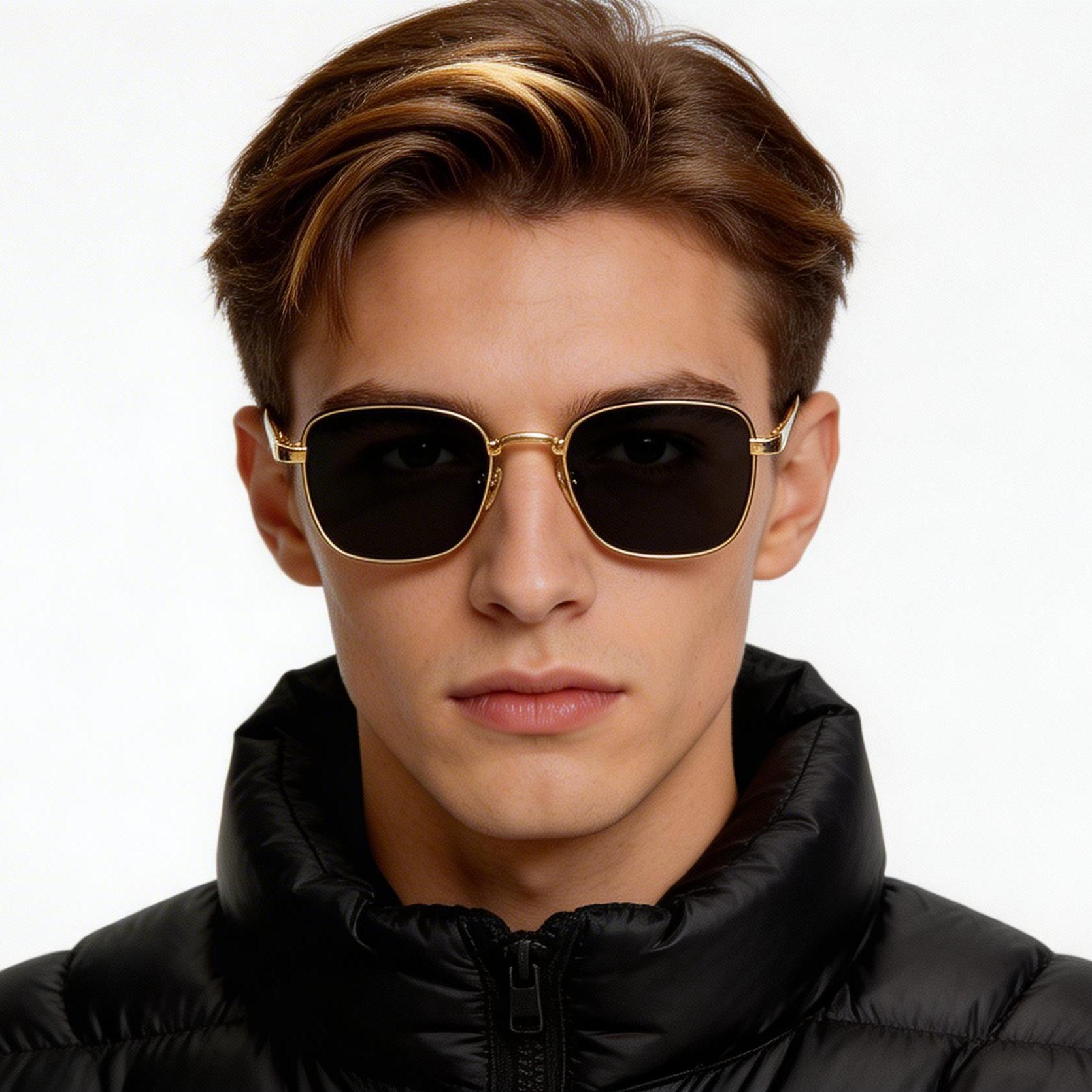 bs1913-0720_golden_rectangular_titanium_sunglasses_model