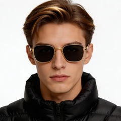bs1913-0720_golden_rectangular_titanium_sunglasses_model