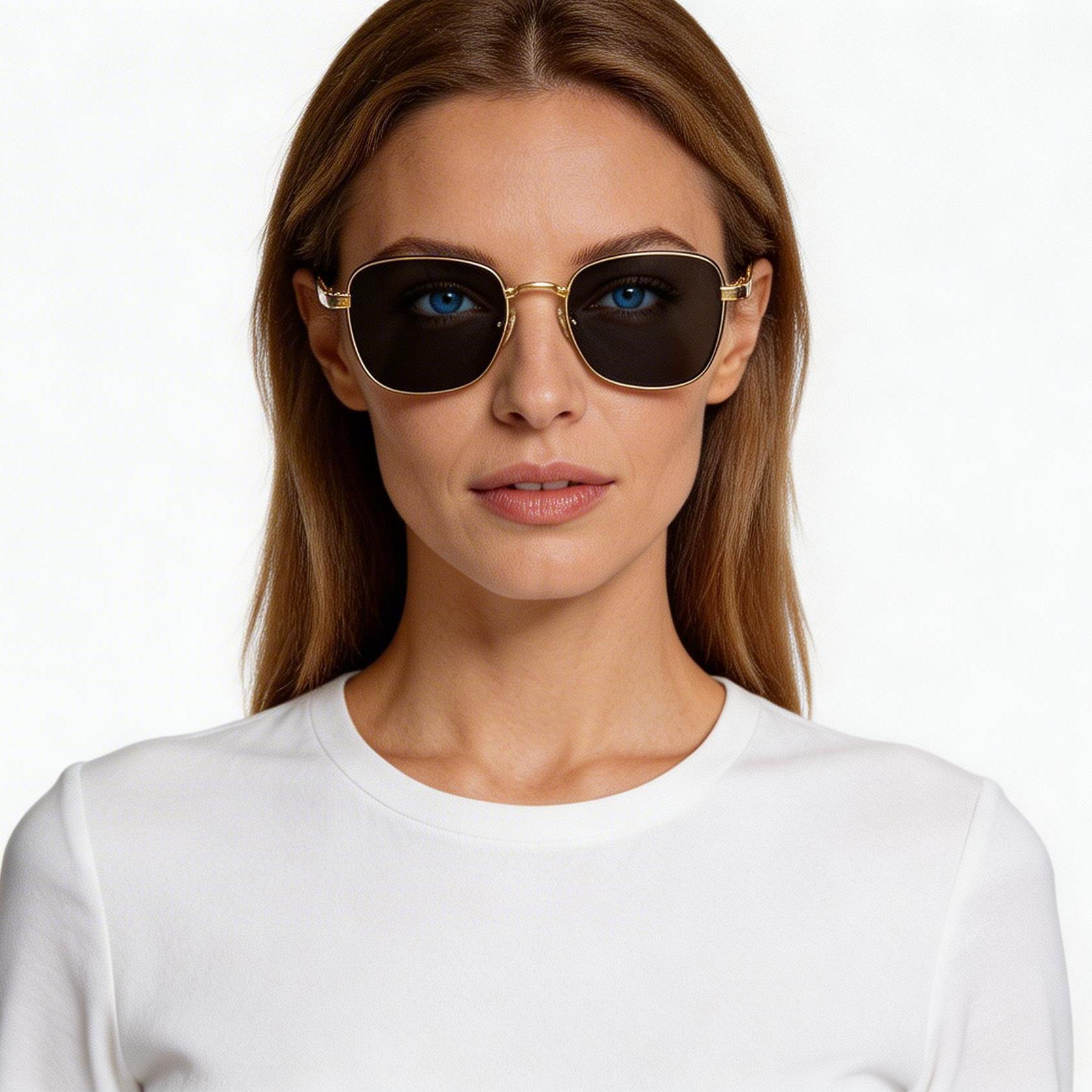 bs1913-0720_golden_rectangular_titanium_sunglasses_model