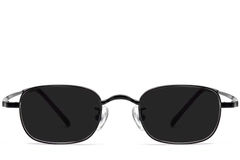 BS1913-0721_Black_Rectangular_Titanium_sunglasses_front