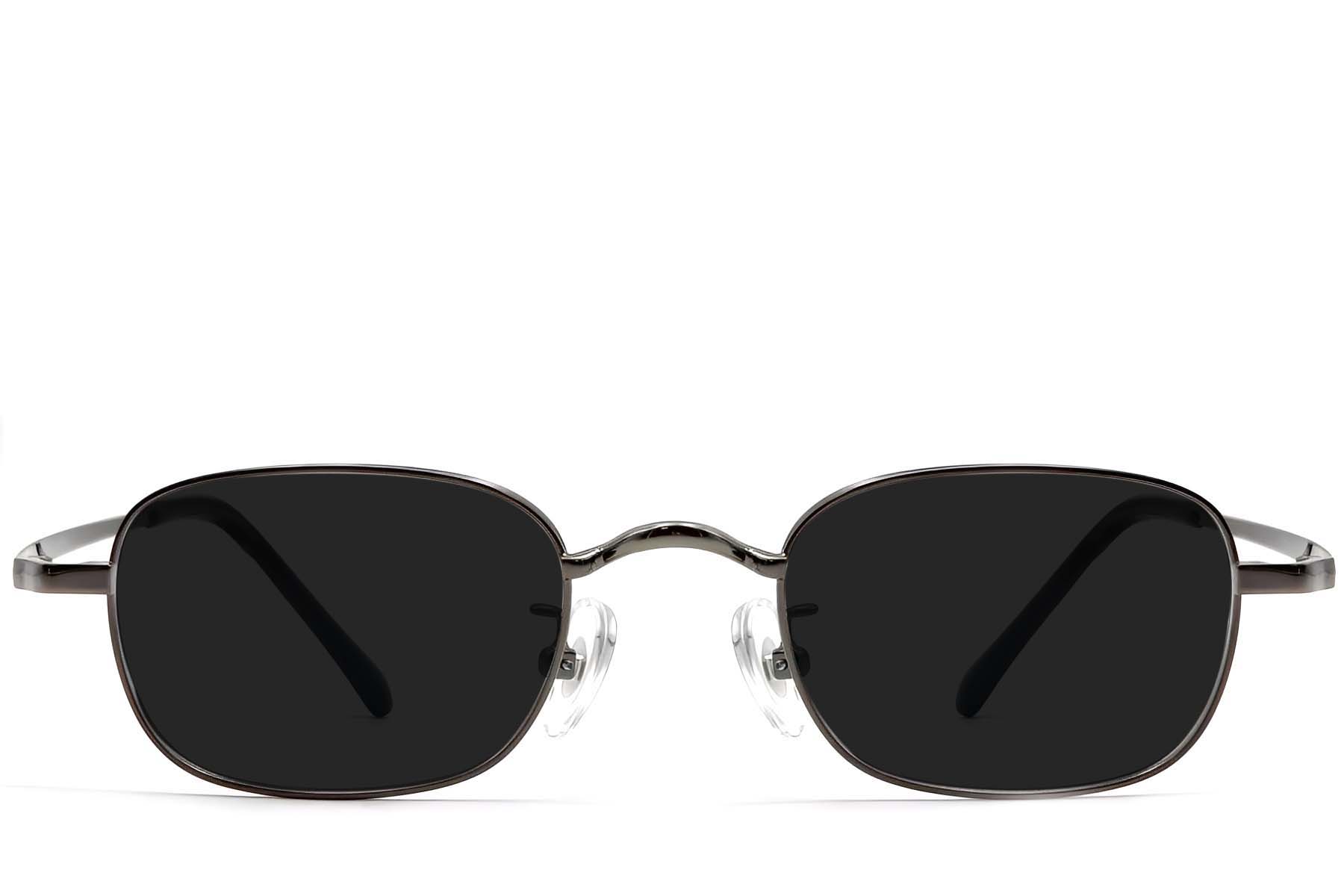 BS1913-0724_Grey_Rectangular_Titanium_sunglasses_front