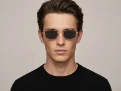 BS1913-0725_Pink_Rectangular_Titanium_sunglasses-tryon_male