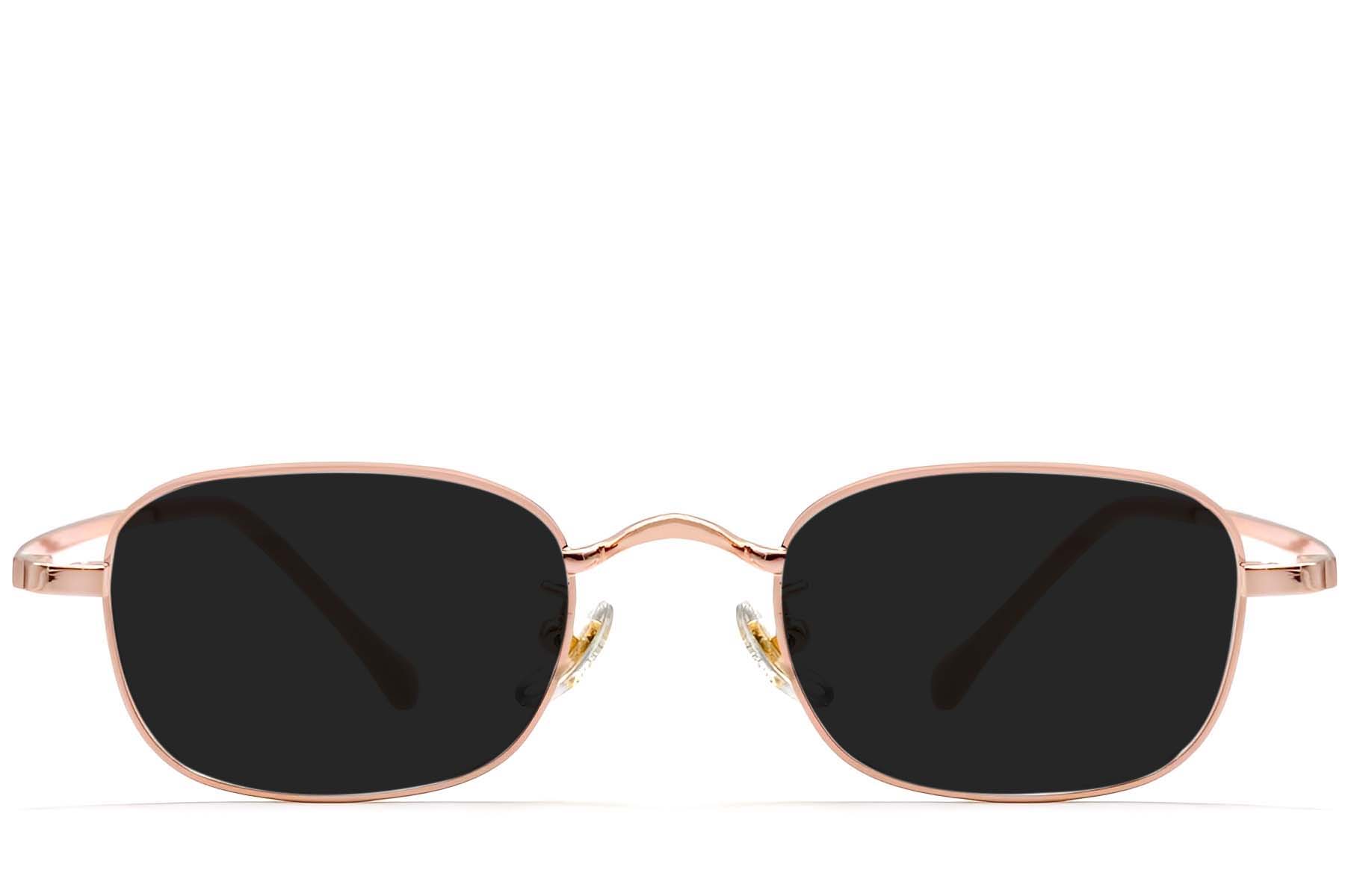 BS1913-0725_Pink_Rectangular_Titanium_sunglasses_front