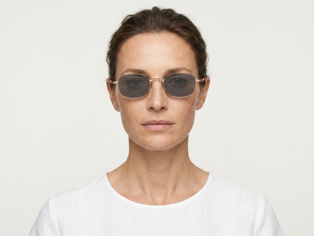 BS1913-0726_Black_Rectangular_Titanium_sunglasses-tryon_female