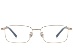 BS1913-0728_Golden_Rectangular_Titanium_Glasses_front