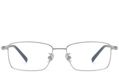 BS1913-0729_Silver_Rectangular_Titanium_Glasses_front
