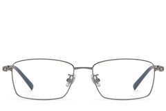 BS1913-0730_Grey_Rectangular_Titanium_Glasses_front