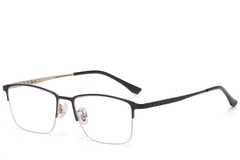 BS1913-0732_Black_Semi-rimless_Titanium_Glasses_corner