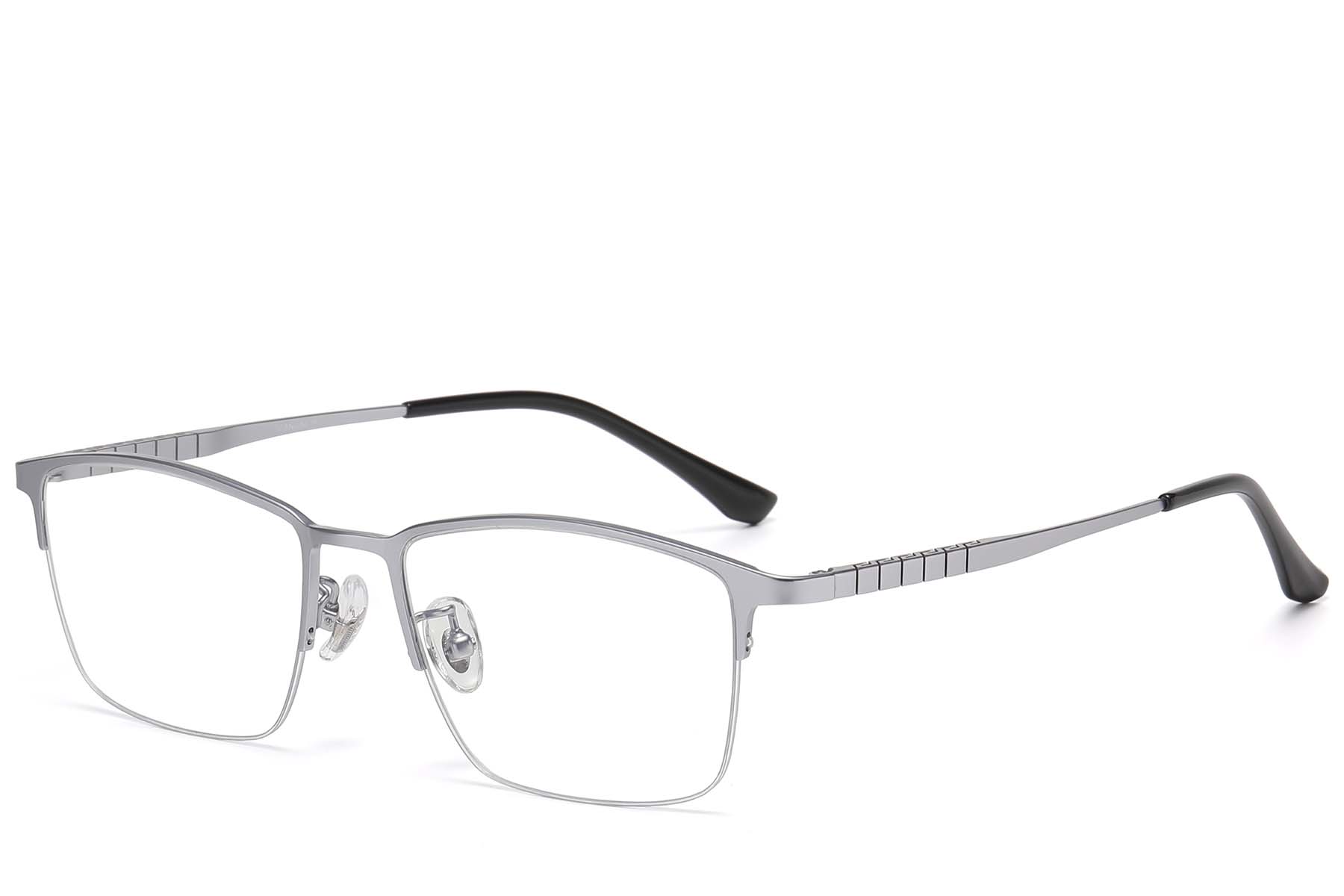BS1913-0733_Silver_Semi-rimless_Titanium_Glasses_corner
