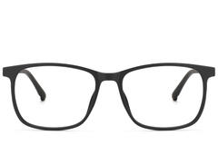 BS1913-0741_Black_Rectangular_TR90_Glasses_front